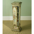 Hand-painted Floral Storage Pedestal
