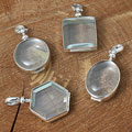 Sterling Silver and Glass Picture Locket (Mexico)