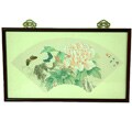 'Two Butterflies' Watercolor Wall Hanging (China)