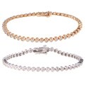 14k Gold 2ct Diamond Tennis Bracelet (J, I1)