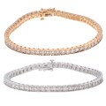 14k Gold 3ct Diamond Tennis Bracelet (J, I1)