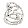 Sterling Silver Modern-design Ring