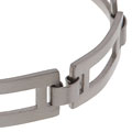 Men's Stainless Steel Rectangular Link 8 inch 10 mm Bracelet