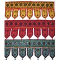 Cotton Rajastani Mirrored Window/ Door Toran (India)