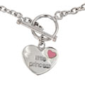 Sterling Essentials Sterling Silver 6-inch Little Princess Toggle Bracelet