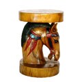 Hand-carved Horse Table