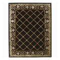Free inviting guide on rug Estate Find Hand-tufted Normandy Estate Plum Wool Rug (8' Round)