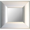 Metallic Silver Finish Mirrors (Set of 3)