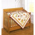 Safari Patchwork 4-piece Crib Set