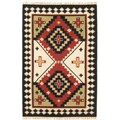 Hand-woven Sancho Flat Wool Rug (8' x 10')