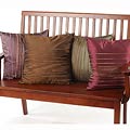 Chenille Taffeta Stripe Pillows (Set of 2)