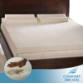 Comfort Dreams 4-inch Queen/ King-size Memory Foam Mattress Topper/ Contour Pillow Set