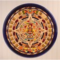 Aztec Calendar with Tinted Wood (Mexico)