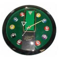 Billiards Decorative Game Room Clock