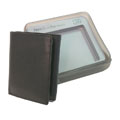 Perry Ellis Genuine Leather Tri-Fold Wallet