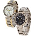 Geneva Platinum Men's 'Chronograph Look' Watch