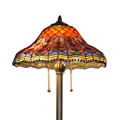 Tiffany-style Peacock Floor Lamp