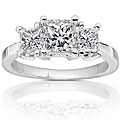 14k Gold 1 1/2ct TDW Diamond 3-stone Ring (H-I, SI1-SI2)