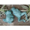 Frog Pair at Leisure Aluminum Garden Statues