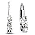 14k White Gold 1/4ct TDW Diamond Earrings  (Set of 3)