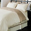 Natural Linen Duvet Cover Set with Bedskirt