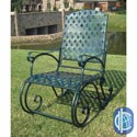 Diamond Lattice Outdoor Rocking Chair