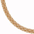 18k Gold Overlay Coreana Chain Necklace