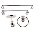 Moen Chrome 4-piece Bathroom Accessory Set