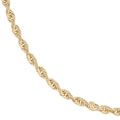 14k Yellow Gold 22-inch Diamond-cut Rope Chain (1.5 mm)