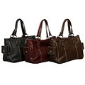Amerileather Sophisticated Leather Shopper Tote Bag