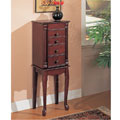 Small Mahogany Jewelry Armoire
