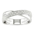 14k White Gold and 1/6ct Diamond Ring
