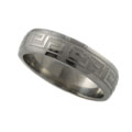 Stainless Steel Greek Style Band