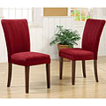 Parson Cranberry Red Dining Chairs (Set of 2)