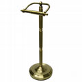 Antique Brass Free Standing Paper Holder
