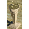 Cast Aluminum Pedestal Sun Dial