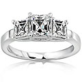 18k Gold 1 1/2ct TDW Asscher Diamond Ring (H-I, SI)