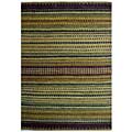 Hand-woven Multicolor Jute Rug (4' x 6')