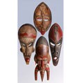 Sese Wood African Tribal Mask (Ghana)