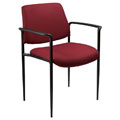 Stackable Burgundy Guest/Conference Room Chair