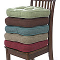 Hopsack No-slip Chair Pads (Set of 4)