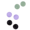 10k Yellow Gold and Jade Stud Set