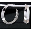 Handmade Sterling Silver Hoop Earrings (Mexico)