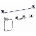Fontaine Bathroom Towel Bar & Ring Accessory Set