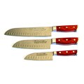 3-piece Santoku Sushi Pro Chef Knife set