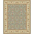 Blue Area rug Lyndhurst Light Greyish Blue Floral Motif Area Rug (7'9 x 10'9)