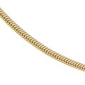 14k Yellow Gold 18-inch Diamond-cut Snake Chain (1 mm)
