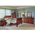 Claremont Cherry 5-piece Queen Bedroom Set