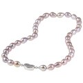 New York Pearls Cultured FW Pink Pearl Heart Necklace (8-9 mm)