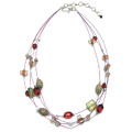 Handmade Floating Amber Necklace (India)